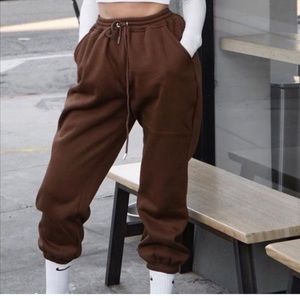 NWT - Naked Wardrobe Chocolate Joggers‎
